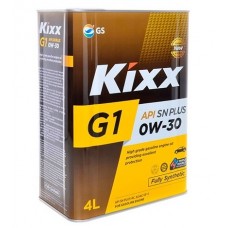 Масло синтетическое KIXX G1 SNPLUS 0W-30 4 л.