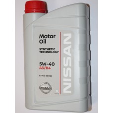 Масло моторное Nissan Motor Oil 5W-40 A3/B4 1л.