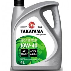 Масло моторное TAKAYAMA  10W-40 API SL/CF 4л.