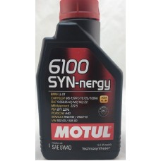 Масло моторное  MOTUL 6100 SYN-nergy 5W-40  1 л.